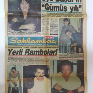 5 Kasım 1989 Günaydın Gazetesi Saklambaç Pazar Eki